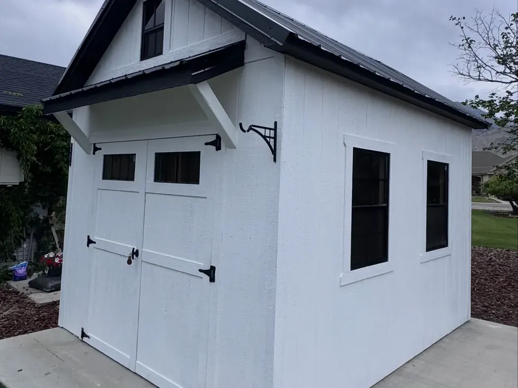 Custom shed with metal roof Utah