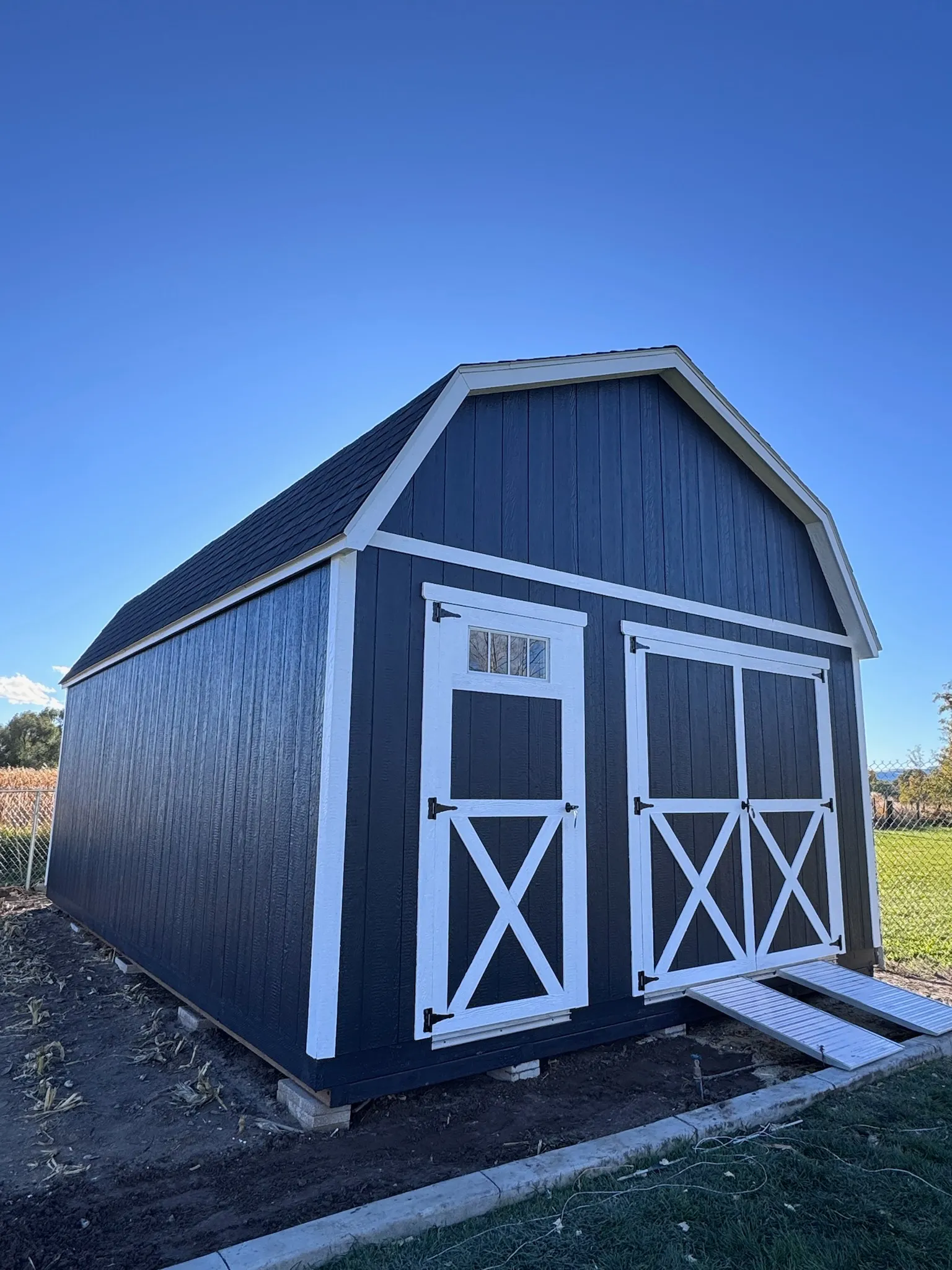 Workshop shed built by ShedPro LLC